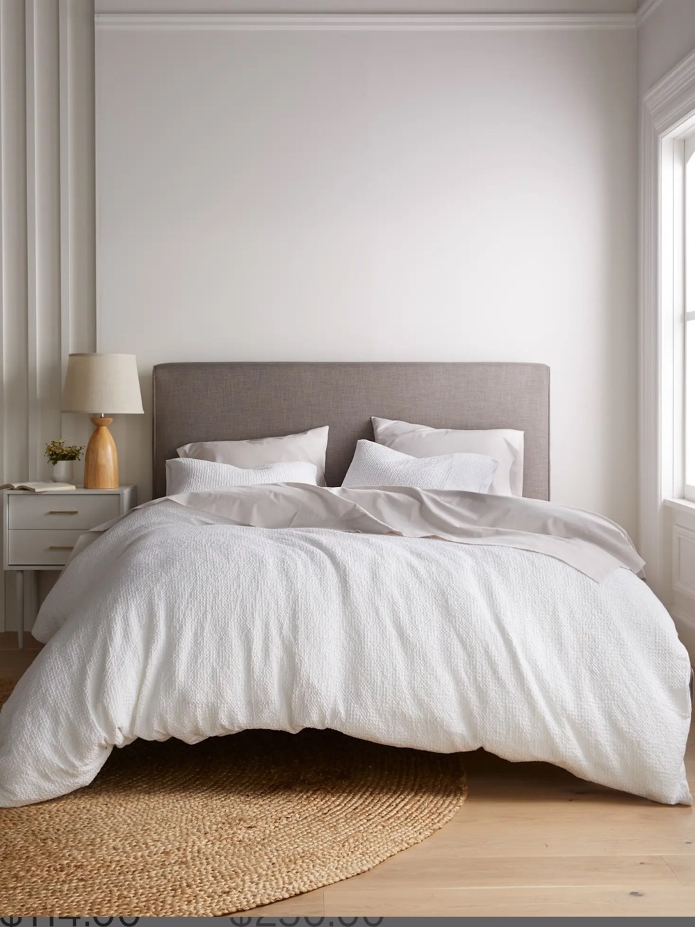 Quince Organic Luxe Honeycomb Duvet Cover Set